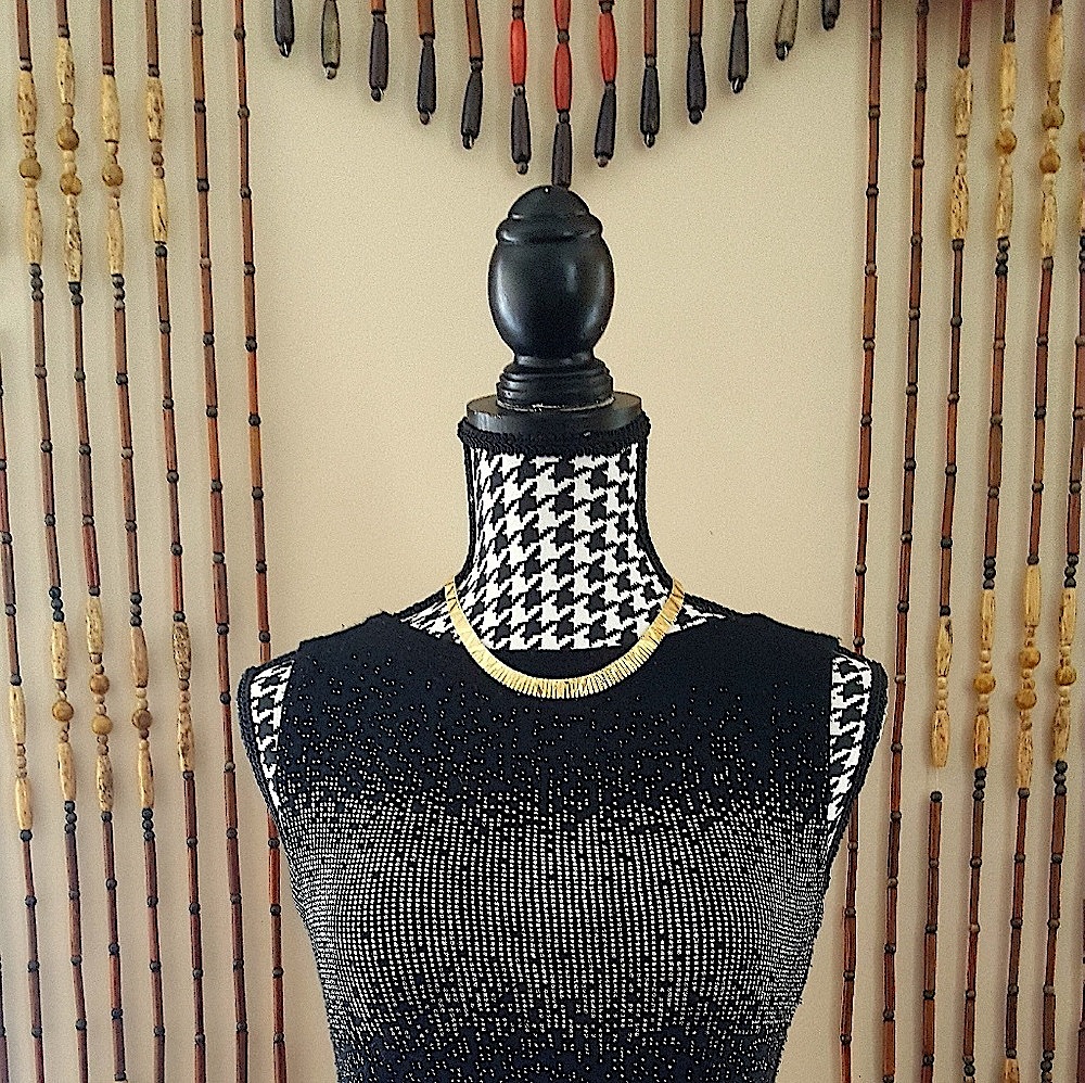 GIFTED 🔥14KYG "CLEOPATRA STYLE”, Chased Design, NECKLACE - Picture 7 of 11